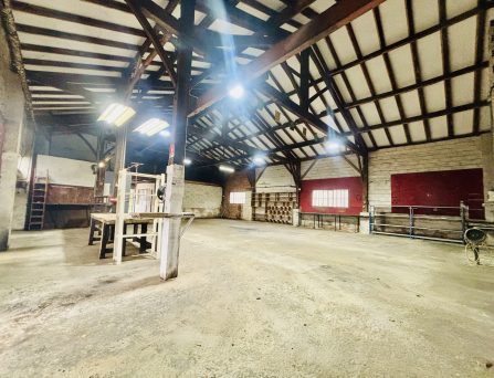 Local professionnel de type garage avec bureau – Réf : ACAJOU